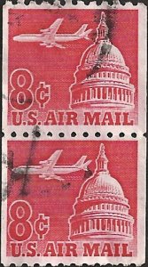 # C65 USED PAIR JET AIRLINER OVER CAPITOL