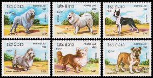 Laos Scott 405-410 (1982) Mint NH NGAI VF Complete Set C