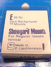 Showgard Black Mount E 22/25 (two packs) (Free Shipping)