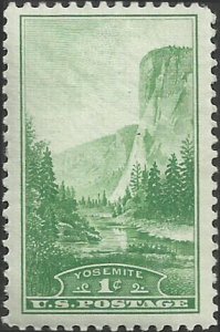 # 740 MINT NEVER HINGED ( MNH ) Green El Capitan National Parks
