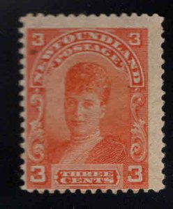 NEWFOUNDLAND Scott 83 Unused stamp Mint no gum stain in paper