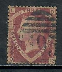 G.B QUEEN VICTORIA 1870 1.5d PLATE 1 SG 52 USED