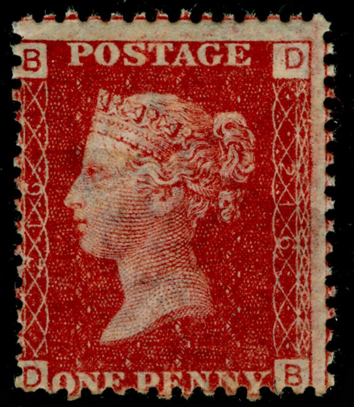 SG43, 1d rose-red plate 216, NH MINT. Cat £95+ DB 
