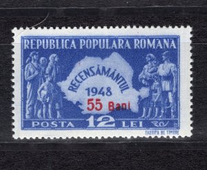 ROMANIA 1952 NEW CONSTITUTION VERY SCARCE OVERPRINT SCOTT 819a PERFECT MNH