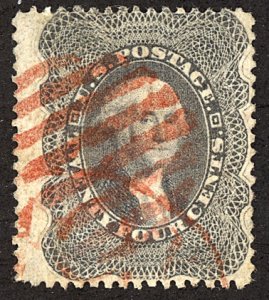 U.S. #37 Used Red Cancel