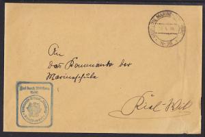 Germany, 1936 Kreuzer Nuernberg Marine Schiffspost Cov.