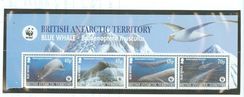 British Antarctic Territory #326-29  Souvenir Sheet (Wwf)