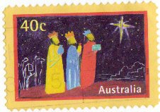 Australia - 1998 - Christmas - 3 Wise Men- 40c -used