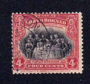 North Borneo stamp #140b, used, perf. 13, CV $10.50