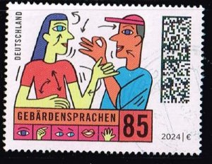 Germany 2024,Sc.#3392 used Sign Language