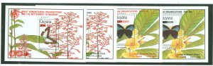 Guyana #2605-2606 Unused Souvenir Sheet (Butterflies)