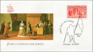 SC-2624c, Columbus 1492 - Discover of America, Fleetwood, FDC