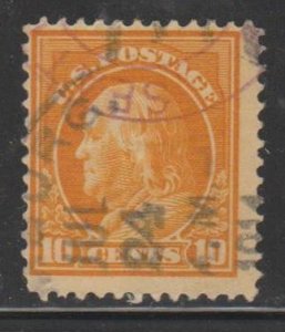 U.S. Scott #416 Franklin Stamp - Used Single