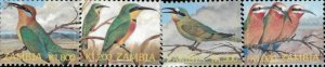 Zambia 2003 - Birds Definitive - Set of 4v - Scott 1027-30 - MNH