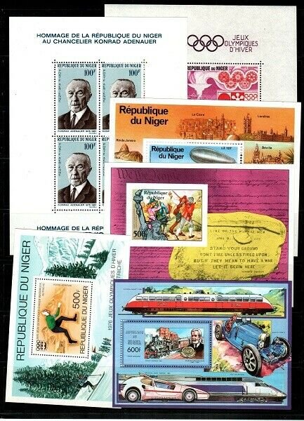 Niger - Collection of Mint NH sets and S/S (Catalog Value $122.90) [TD23]