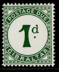 GIBRALTAR QEII SG D1, 1d green, M MINT.