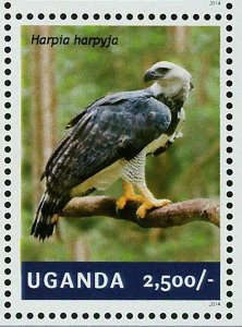 Eagles Stamp Bird Aquila Chrysaetos Harpia Harpya S/S MNH #3260-3263