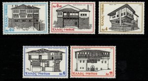 GREECE SG1303/7 1975 NATIONAL ARCHITECTURE MNH