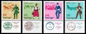 1966 Israel 378-381 STAMP DAY 1966