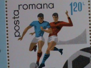 ROMANIA STAMP : 1970 SC#2178   9TH WORLD SOCCER CHAMPIONSHIP- MNH   S/S  SHEET,