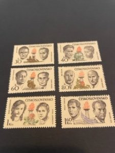 Czechoslovakia sc 1868-1873 MH comp set