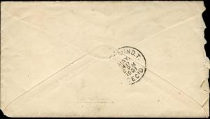 US CHETOPA, KS 5/10/1901 STATIONERY COVER TO VINITA, INDIAN TERRITORY AS SHOWN