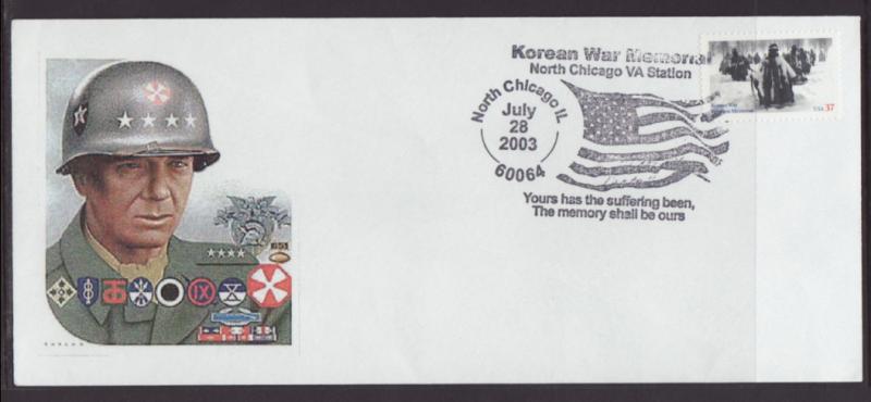 Korean War Memorial,North Chicago VA 2003 # 10 Cover