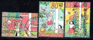 Netherlands Scott # B683 - B685, used