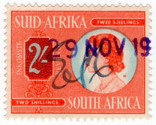 (I.B) South Africa Revenue : Duty Stamp 2/-