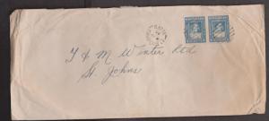 Newfoundland - Cover 1941 From St. Brendans - St. Brendans Split Ring Cancel