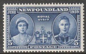 Canada Newfoundland Scott 249 - SG272, 1939 Royal Visit 5c MH*