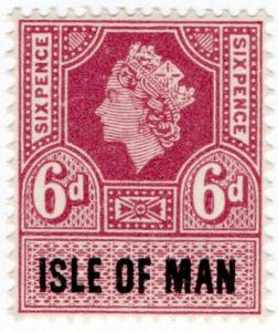 (I.B) Elizabeth II Revenue : Isle of Man 6d