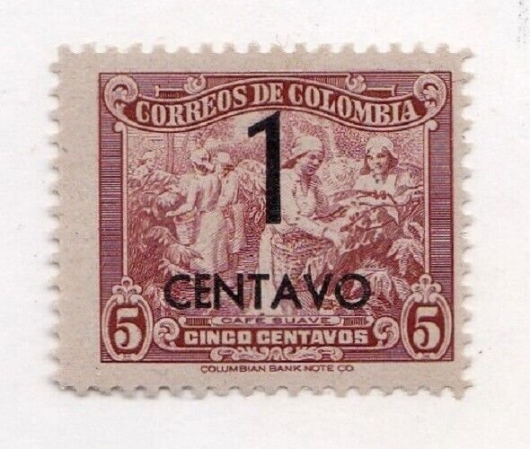 Colombia stamp #506, MH, CV $.25