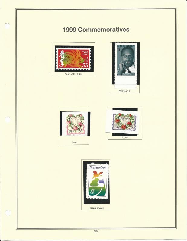 United States 1999 Commemoratives