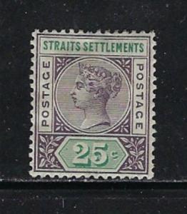 Straits Settlements 86 Hinge remnant From 1892-99 set