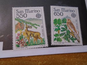San Marino  #  1107-08   MNH  Birds