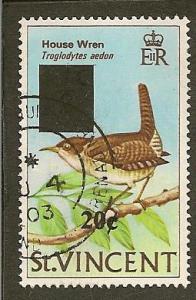 St. Vincent  Scott  3265    Surcharge   Used