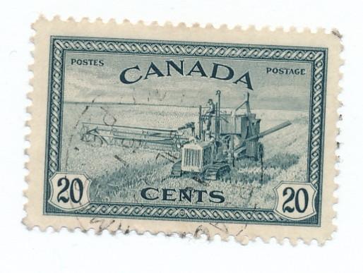 Canada 1946 - Scott 271 used - 20c, Combine 