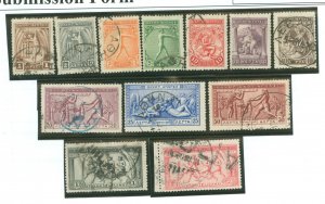 Greece #184-195 Used Single (Olympics)