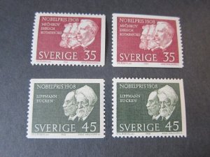 Sweden 1968 Sc 804-7 set MNH