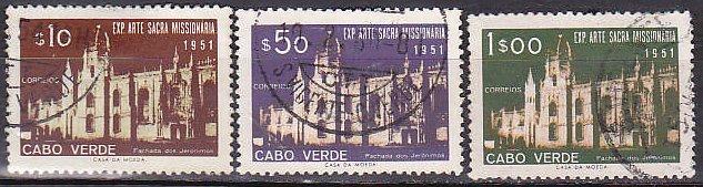 Cape Verde 293-5 1951 Art Expo Cpl Used