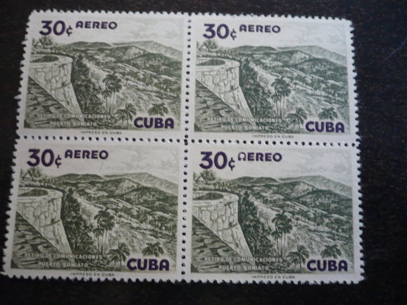 Stamps - Cuba -Scott#566-569,C153-C155,E22- Mint Hinged Set of 8 Stamps - Blocks