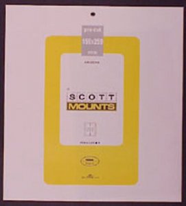 Scott/Prinz Pre-Cut Souvenir Sheets Small Panes Stamp Mounts 159x259 #1005 Clear