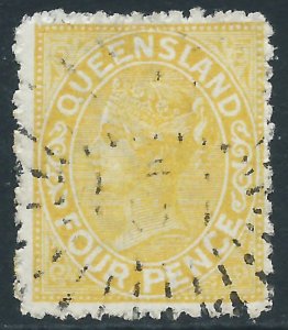Queensland, Sc #68, 4d Used