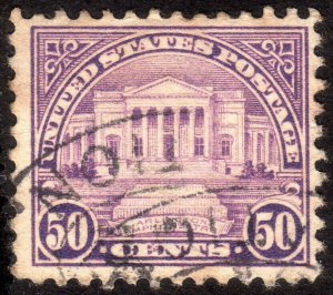 1922, US 50c, Arlington Amphitheatre, Used, Sc 570