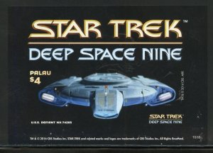 CLEARANCE SALE PALAU STAR TREK DEEP SPACE NINE IMPERF SOUVENIR SHEET  MINT NH