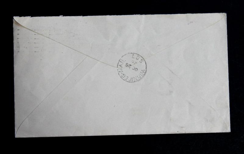US Stamp #629 on cover Oct 23, 1926 Last Day International Philatelic Exhibition