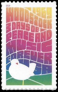 #5409 (55c Forever) 50th Anniversary of Woodstock 2019 Mint NH