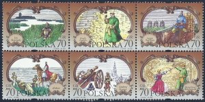 Poland 1999 MNH Stamps Scott 3451a War Literature Writer Nobel Prize Sienkiewicz