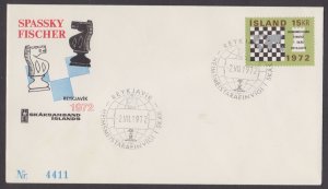 ICELAND - 1972 CHESS CHAMPIONSHIP SPASSKY VS FISCHER - FDC